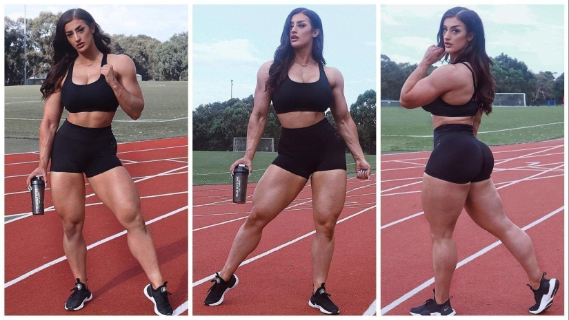 Athletic sports ladies who managed not to lose their femininity and attractiveness