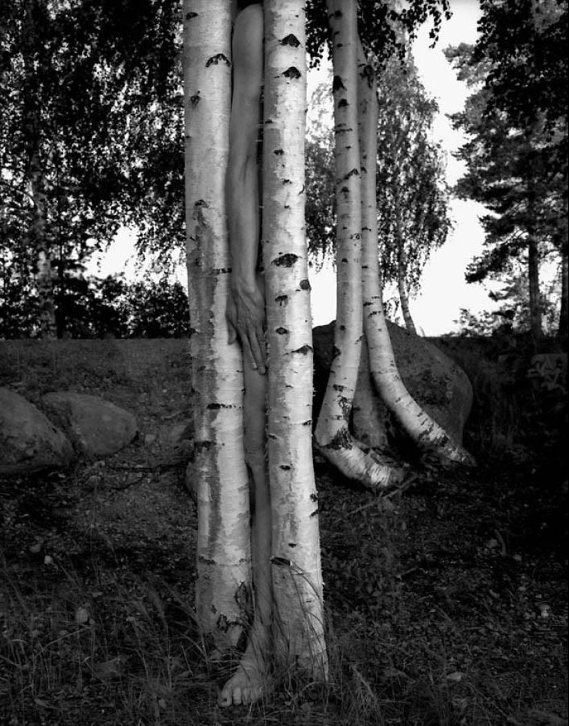 Autorretratos inusuales de Arno Minkkinen Autorretratos inusuales de Arno Minkkinen