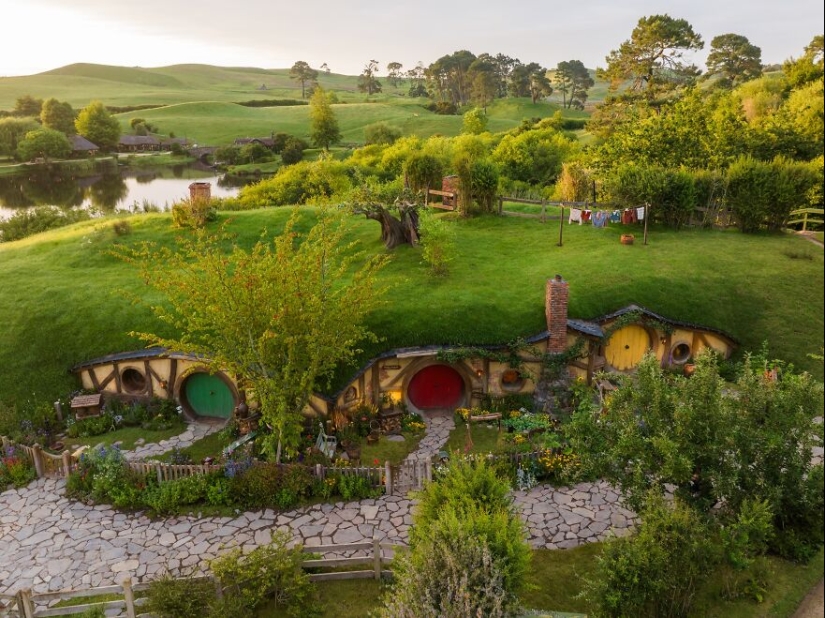Aventurándome en el primer agujero hobbit de Hobbiton: 12 fotos que tomé allí