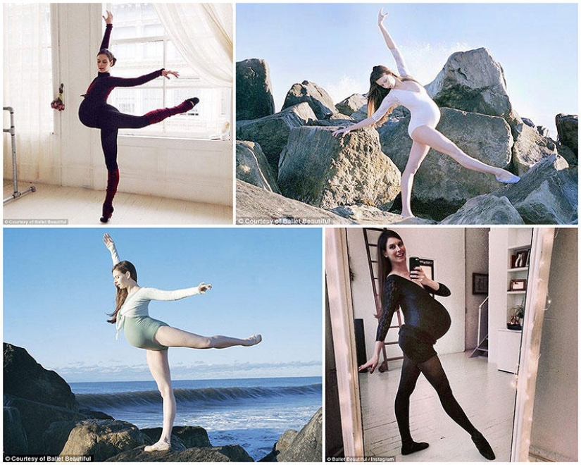 bailarina embarazada