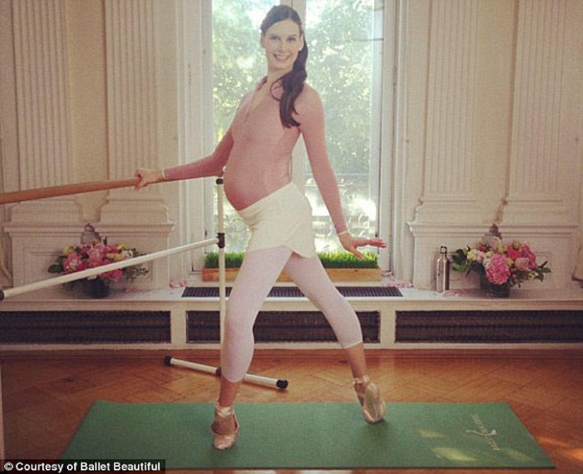 bailarina embarazada