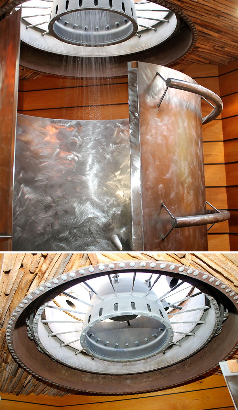 Bajo el ala de un avión: muebles fantásticos hechos de piezas antiguas de aviones