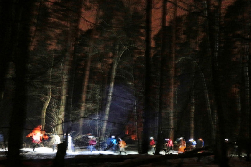 "Bakshevskaya Maslitsa" en un claro secreto en la región de Moscú