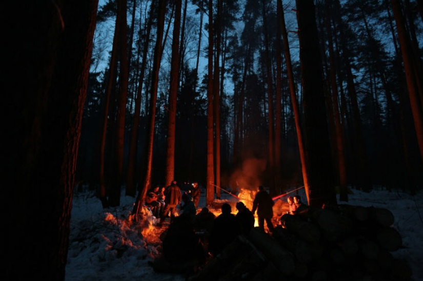 "Bakshevskaya Maslitsa" in a secret glade in the Moscow region