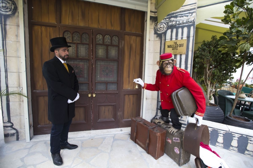 Banksy abrió un hotel con la "peor vista del mundo": el muro entre Israel y Palestina