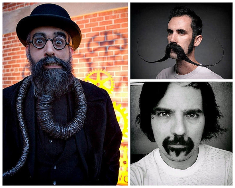 Barbas inusuales que seguramente llamarán la atención. Barbas inusuales que seguramente llamarán la atención.
