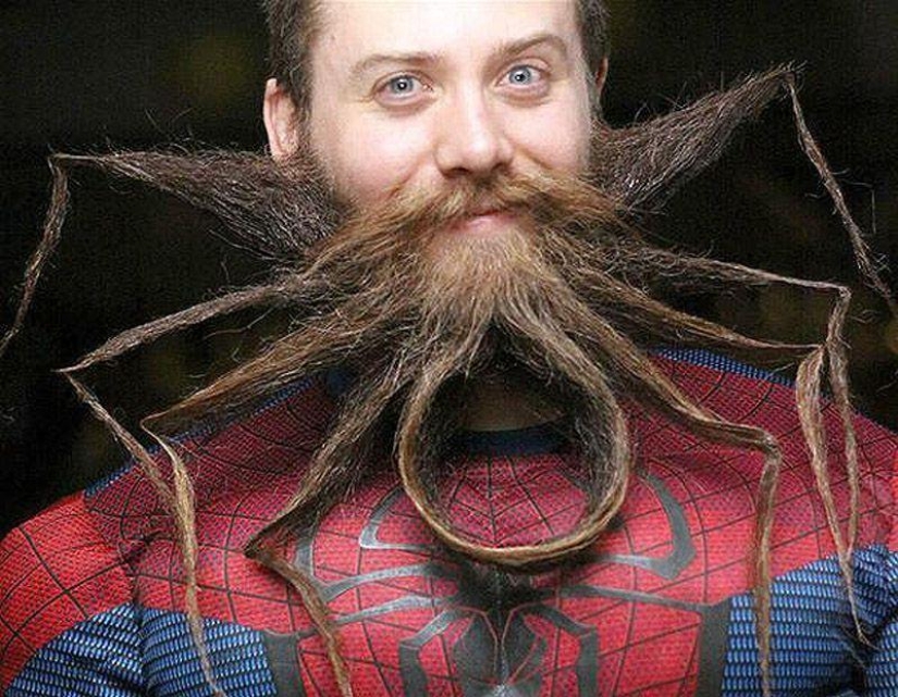 Barbas inusuales que seguramente llamarán la atención. Barbas inusuales que seguramente llamarán la atención.