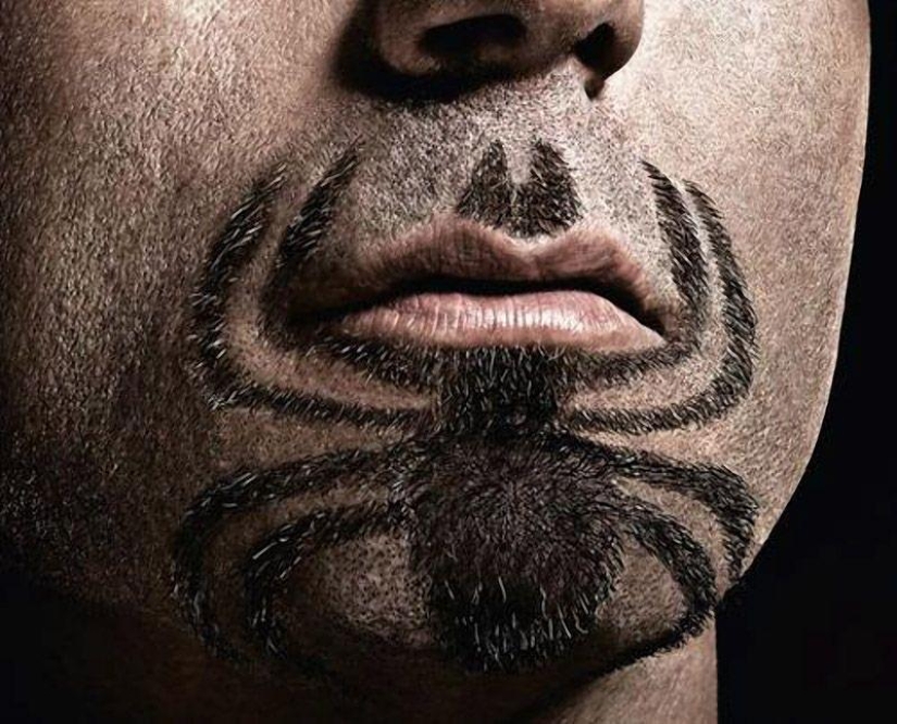Barbas inusuales que seguramente llamarán la atención. Barbas inusuales que seguramente llamarán la atención.