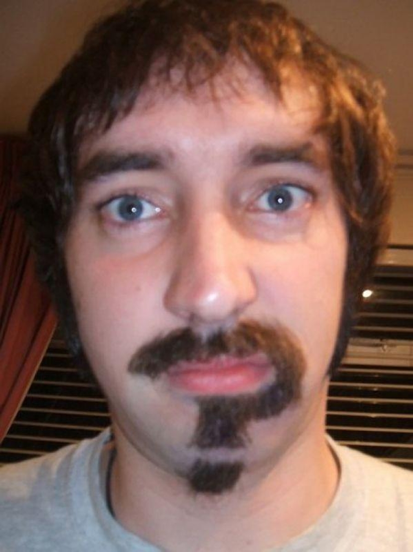 Barbas inusuales que seguramente llamarán la atención. Barbas inusuales que seguramente llamarán la atención.