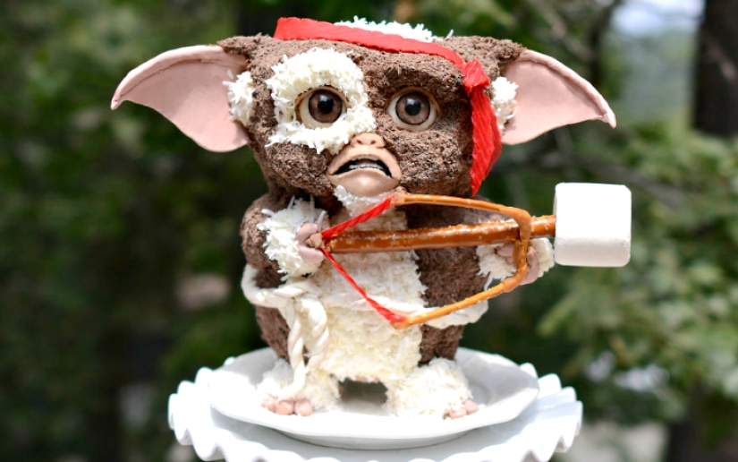 Batalla de dos gremlins comestibles