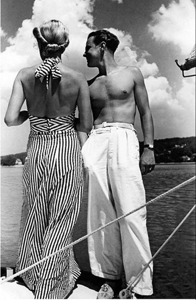 Beach fashion of the 20-30s of the XX century
