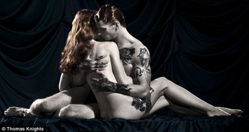 Beautiful, famous, redheads and naked posing for a unique photo shoot