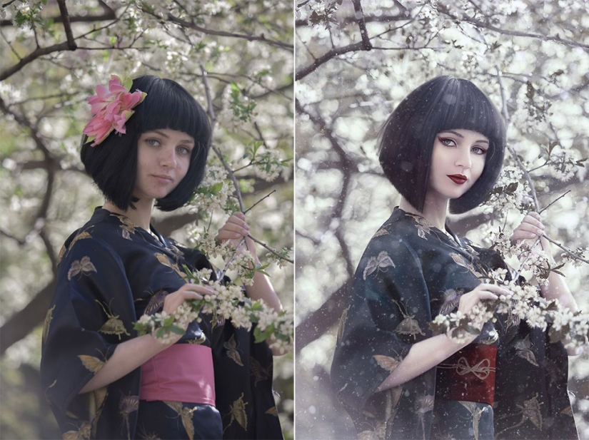 Before and after: how ordinary pictures turn into magical shots