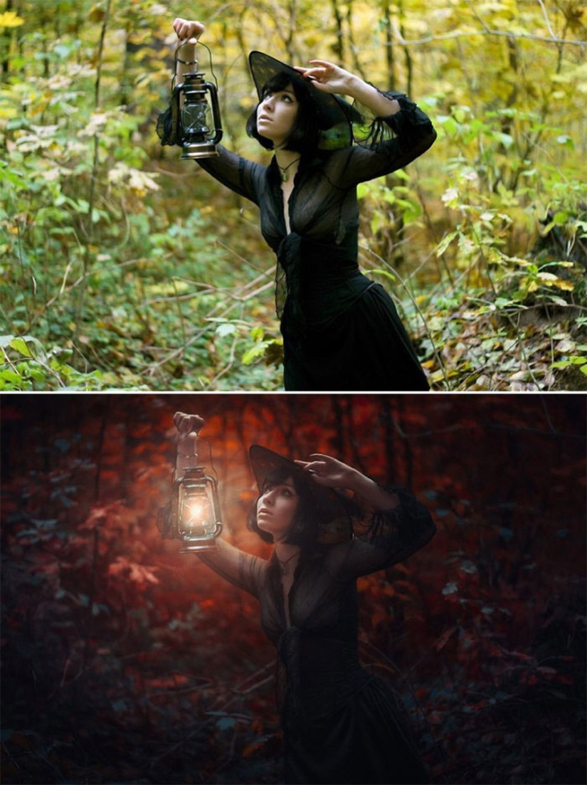 Before and after: how ordinary pictures turn into magical shots