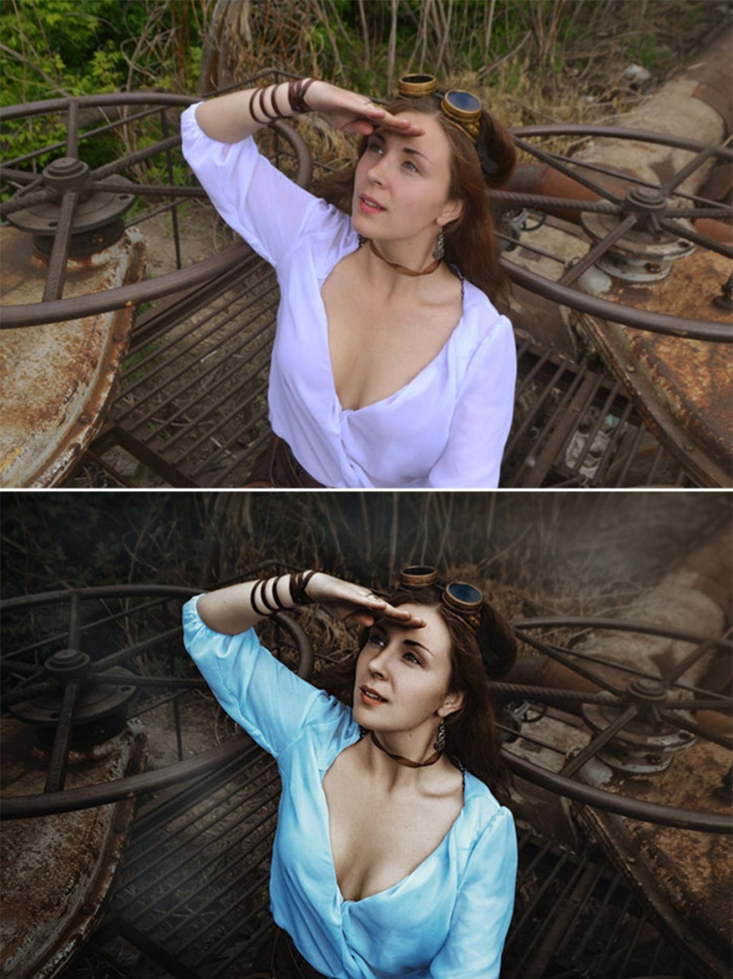 Before and after: how ordinary pictures turn into magical shots