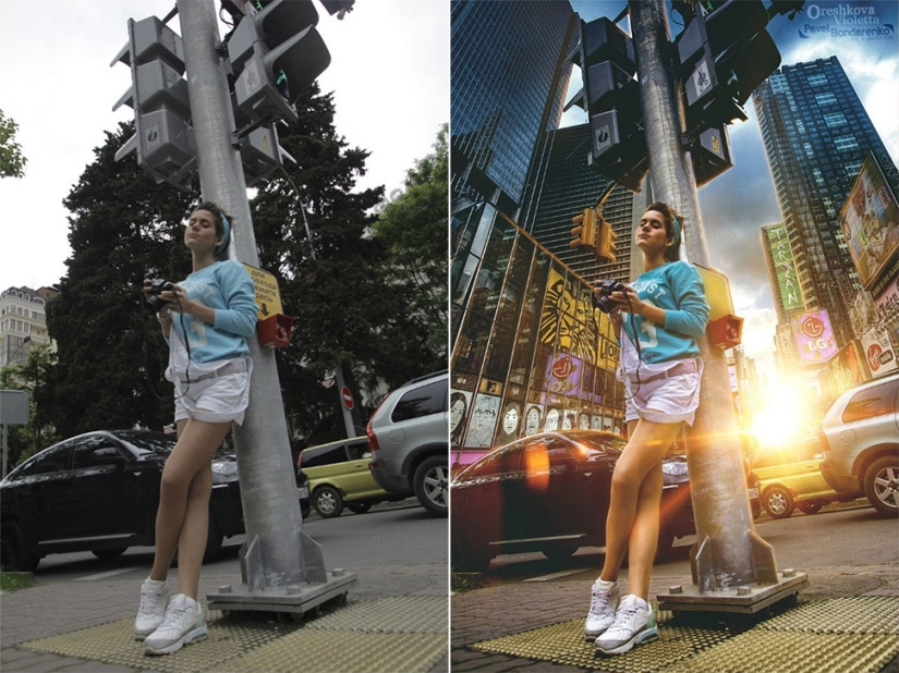 Before and after: how ordinary pictures turn into magical shots