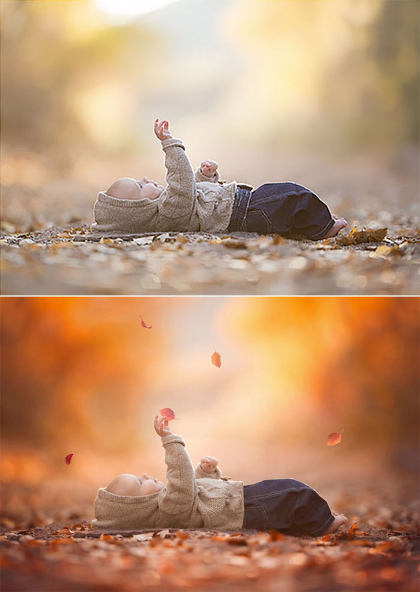 Before and after: how ordinary pictures turn into magical shots