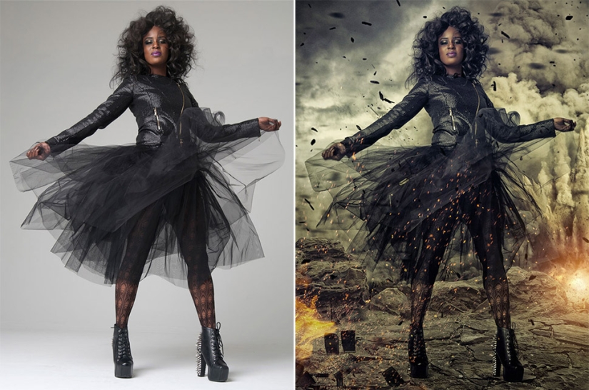 Before and after: how ordinary pictures turn into magical shots