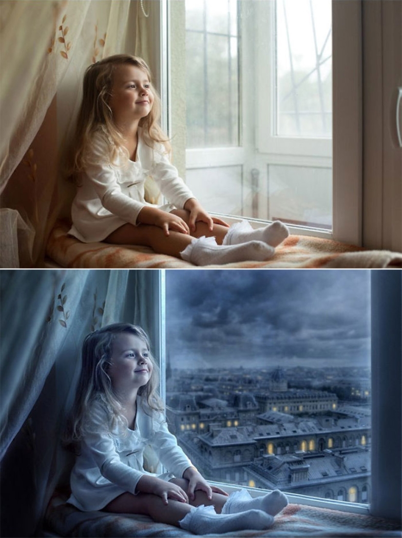 Before and after: how ordinary pictures turn into magical shots