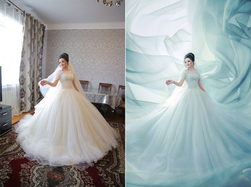 Before and after: how ordinary pictures turn into magical shots