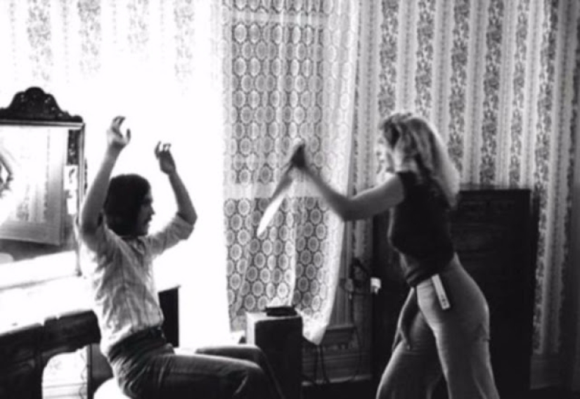 Behind the scenes of the filming of the movie "Halloween" — horror classics