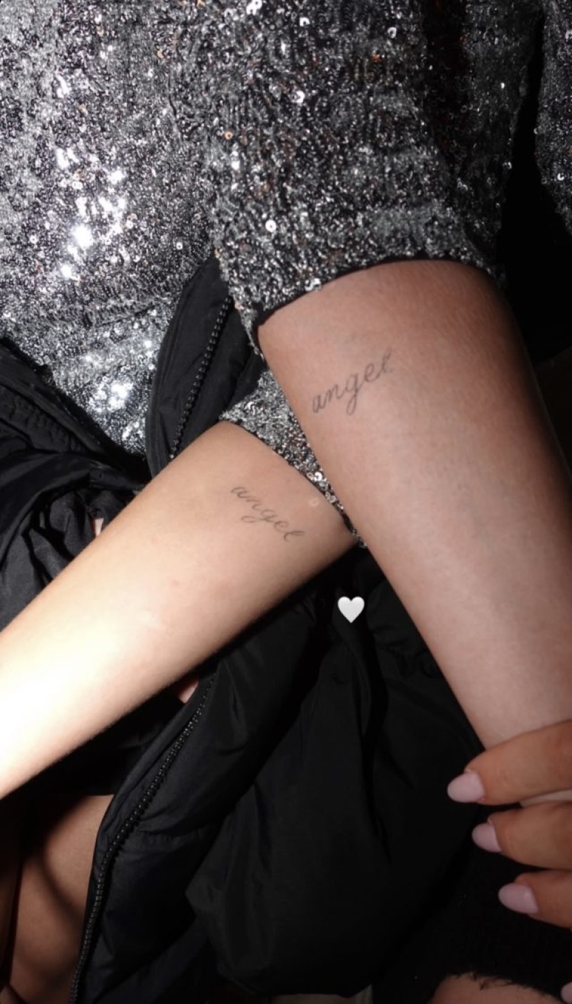 Best friends forever: Selena Gomez and Nicola Peltz celebrated the New Year in the same dresses and matching tattoos Best friends forever: Selena Gomez and Nicola Peltz celebrated the New Year in the same dresses and matching tattoos