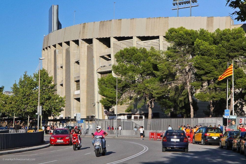 Big football in Barcelona