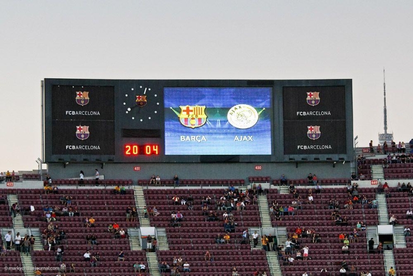 Big football in Barcelona