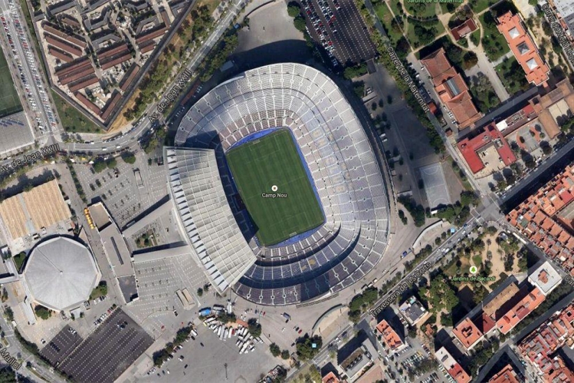 Big football in Barcelona