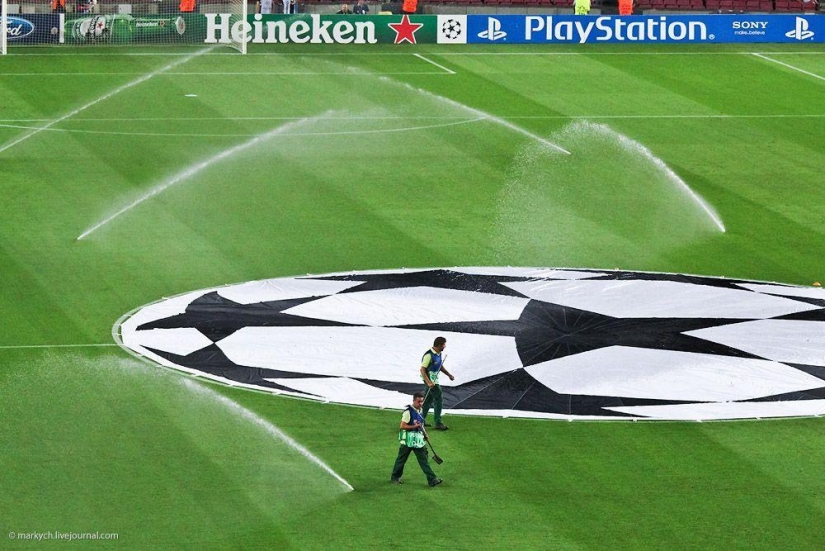 Big football in Barcelona