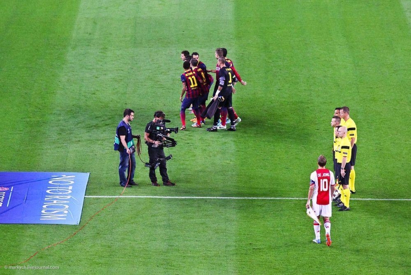 Big football in Barcelona