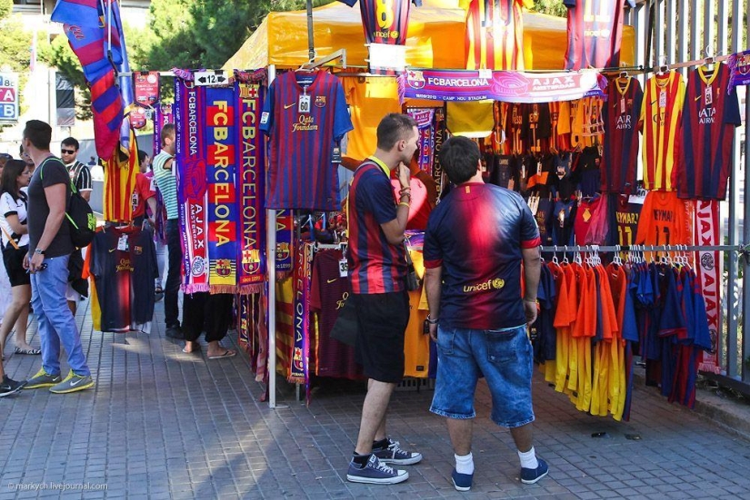 Big football in Barcelona
