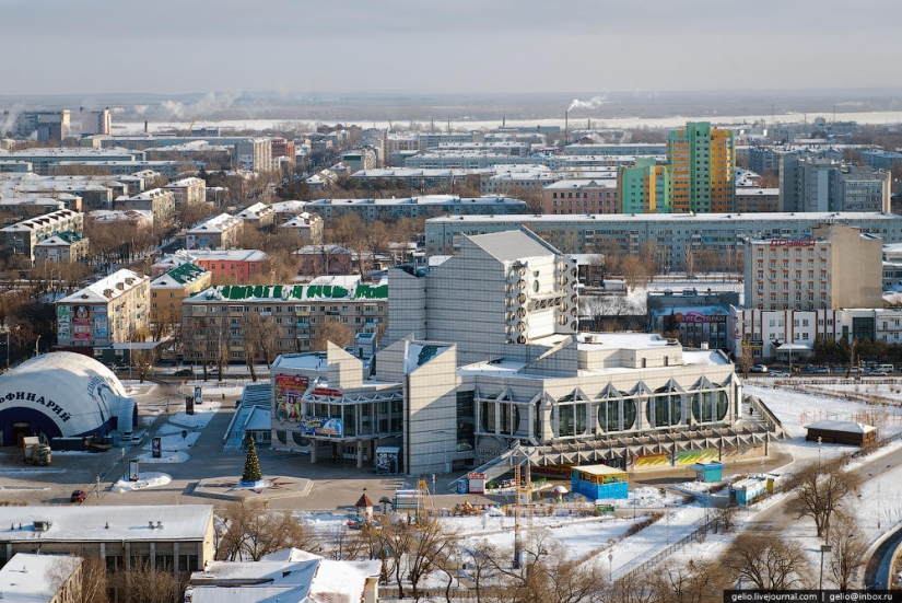 Blagoveshchensk desde arriba