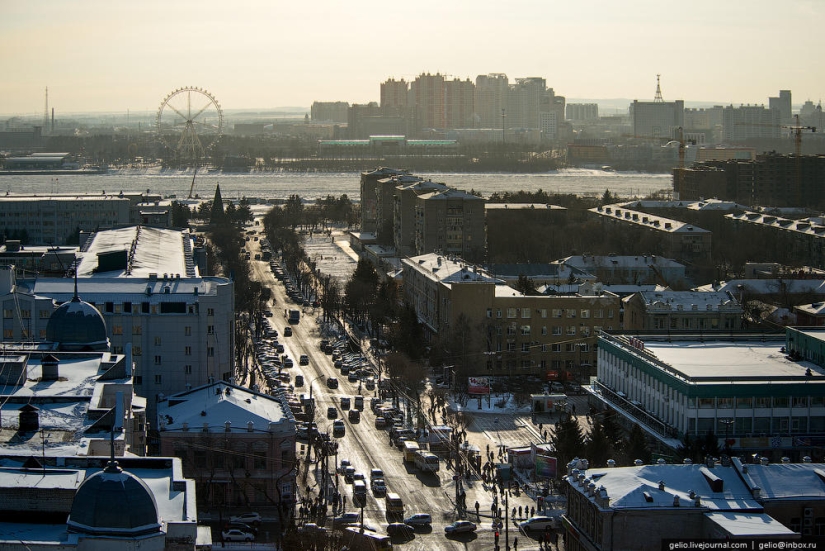 Blagoveshchensk desde arriba