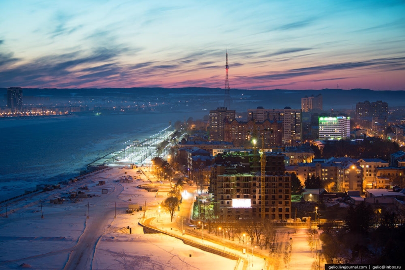 Blagoveshchensk desde arriba