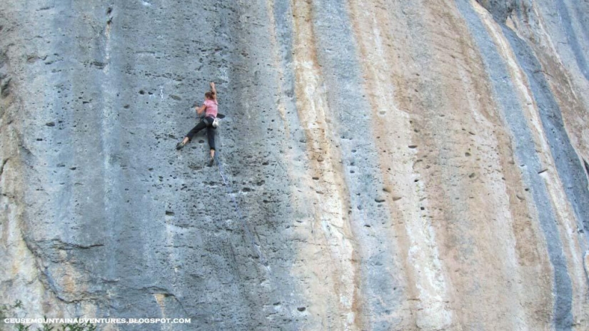 Breathtaking photos of rock climbers