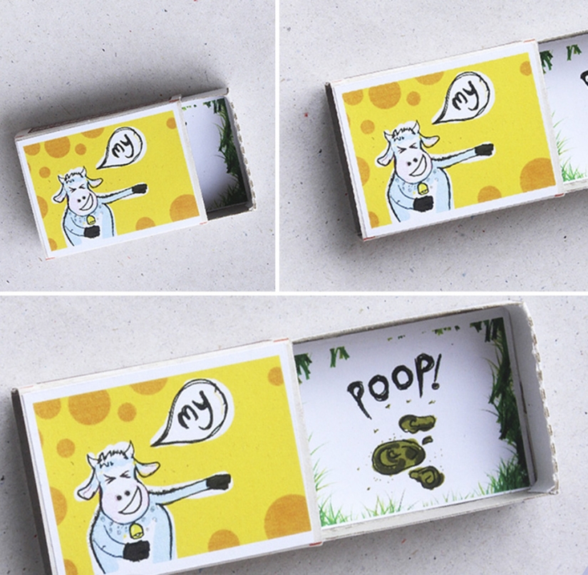 Ábrelo y descúbrelo: cajas de cerillas con sorpresa