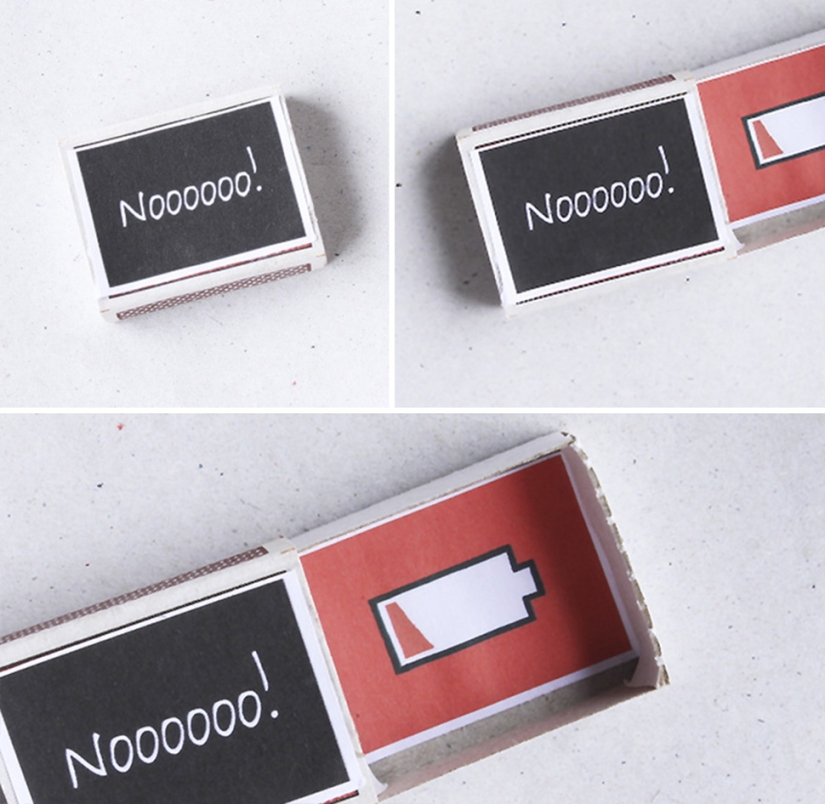 Ábrelo y descúbrelo: cajas de cerillas con sorpresa