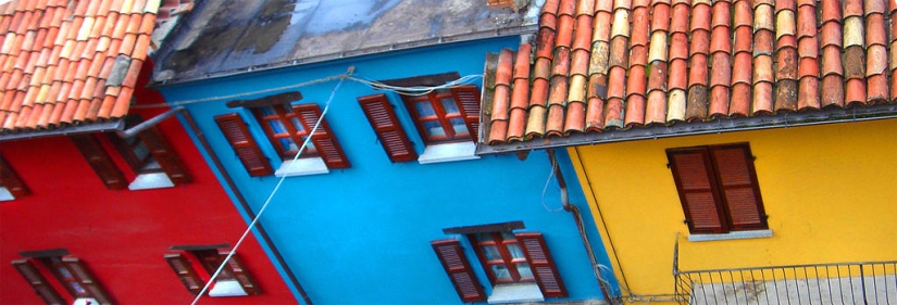 Bright houses from around the world