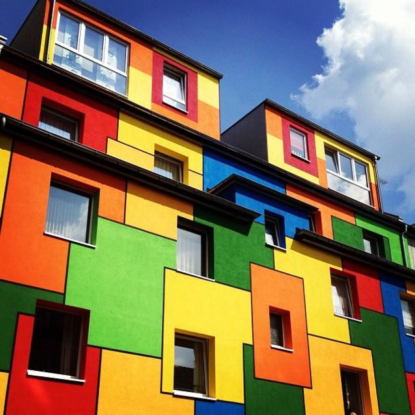 Bright houses from around the world