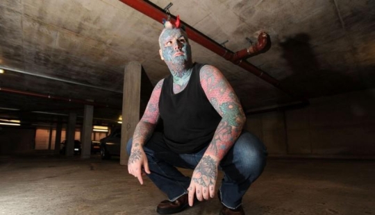 Britain's most tattooed man Britain's most tattooed man