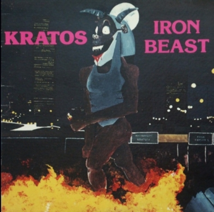 Brutal heavy metal and its trash album covers