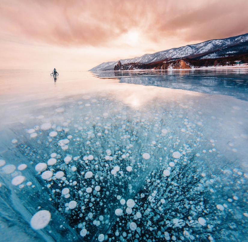 Caminar sobre el Baikal helado