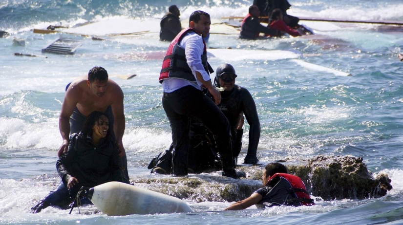Camino difícil y peligroso de los refugiados a Europa