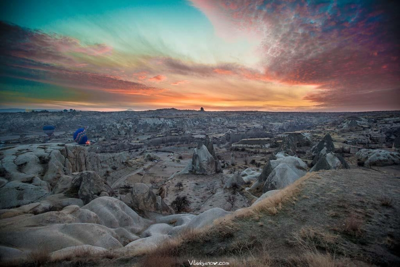 Capadocia: amanecer en puestas de sol y globos aerostáticos por primera vez
