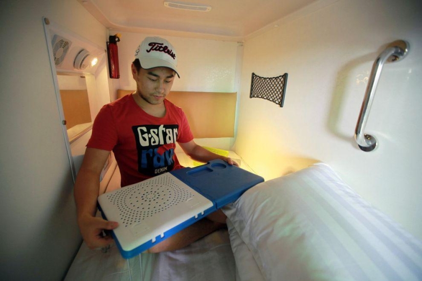 Capsule hotel in China - rooms without a view