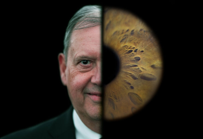 Capturo la individualidad de los seres humanos fotografiando sus rostros y sus iris. Capturo la individualidad de los seres humanos fotografiando sus rostros y sus iris.