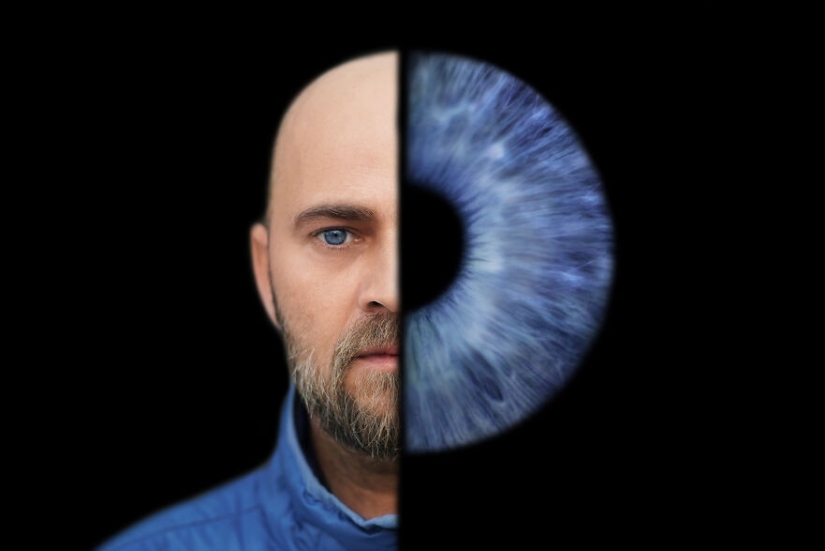 Capturo la individualidad de los seres humanos fotografiando sus rostros y sus iris. Capturo la individualidad de los seres humanos fotografiando sus rostros y sus iris.