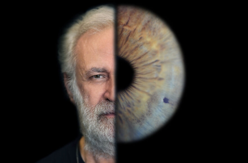 Capturo la individualidad de los seres humanos fotografiando sus rostros y sus iris. Capturo la individualidad de los seres humanos fotografiando sus rostros y sus iris.