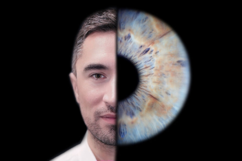 Capturo la individualidad de los seres humanos fotografiando sus rostros y sus iris. Capturo la individualidad de los seres humanos fotografiando sus rostros y sus iris.